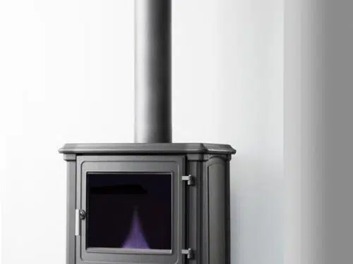 קמין נפט ייצוק 8 קילוואט עם חלון צפייה רחב